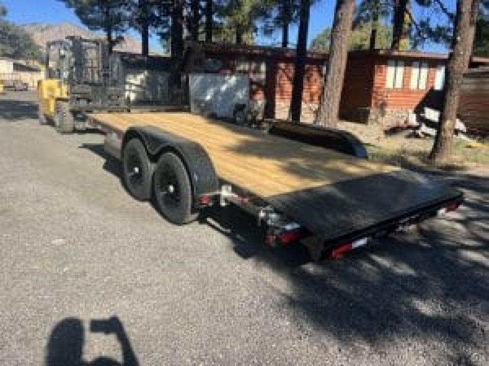 New 2026 Top Hat Trailers 83X18 10K Carhauler Utility Trailer