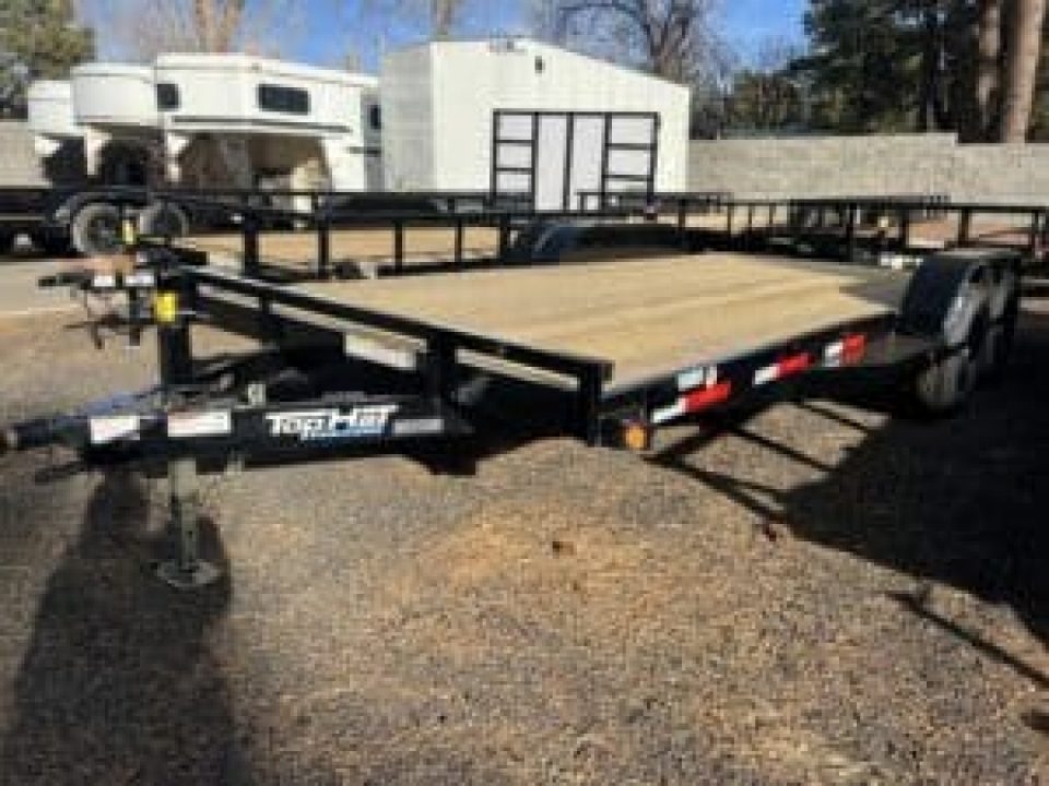 New 2026 Top Hat Trailers 83X18 10K Carhauler Utility Trailer