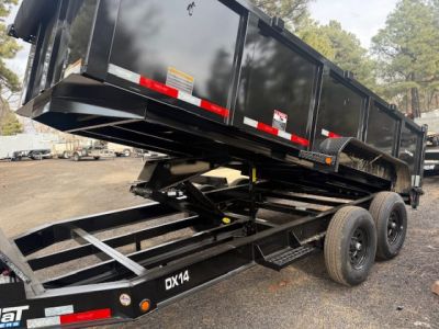 New 2026 Top Hat Trailers 7'X16' Dump Trailer 14000 lb G.V.W. 3' Sides Dump Trailer