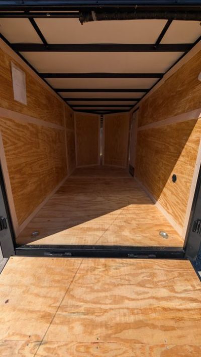 New 2026 Homesteader 6x12 Intrepid V-Nose Cargo Trailer w/ Ramp Door