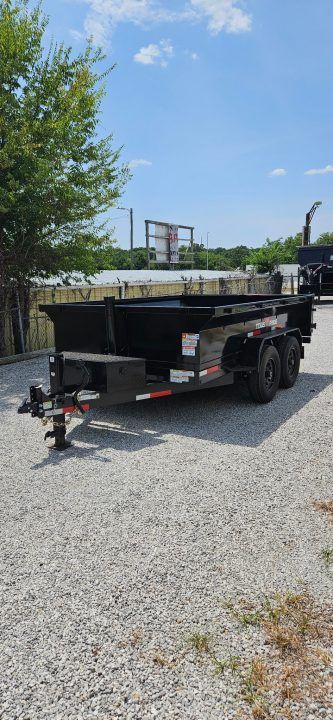 New 2026 Texas Pride Trailers 7x12x2 7K Tandem Axles Dump Trailer