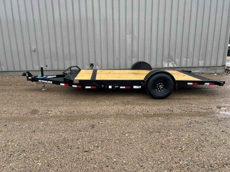 New 2027 PJ Trailers 16' T1 Tiltbed Equipment Tilt Trailer