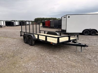 New 2027 HTC 7x14' Landscape Trailer
