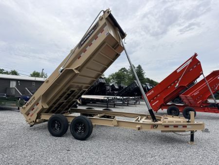 New 2026 PJ Trailers 7X16 (6 STAGE TELESCOPIC) DUMP TRAILER 15400 GVWR Dump Trailer
