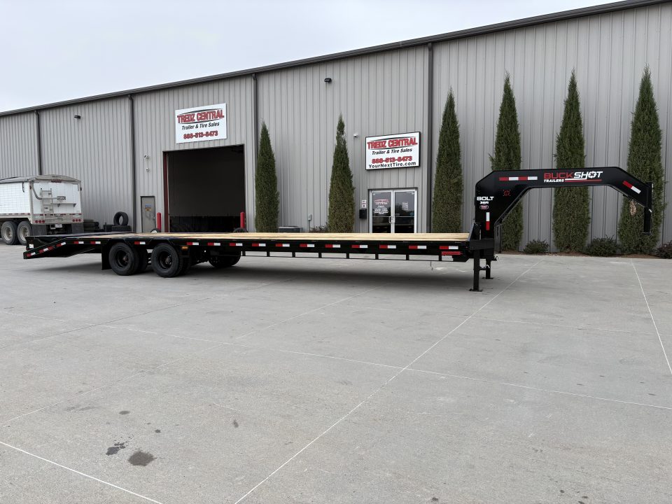 New 2027 Buckshot MFG Bolt 36R 102x36ft Deckover Trailer