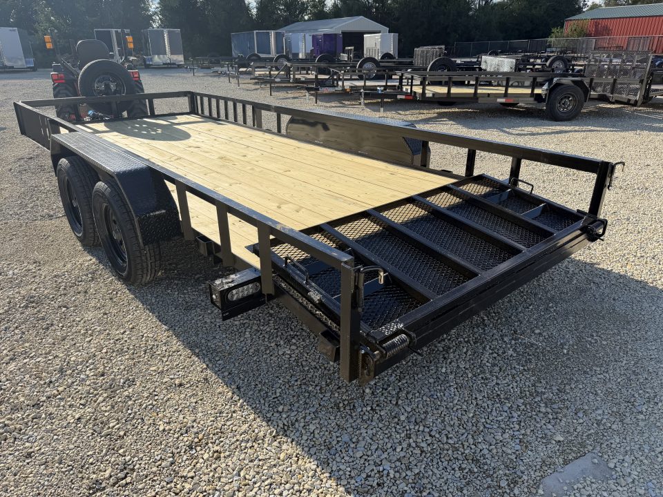New 2027 Stag Trailers 82"x18' Tandem Axle Dovetail Utility Trailer