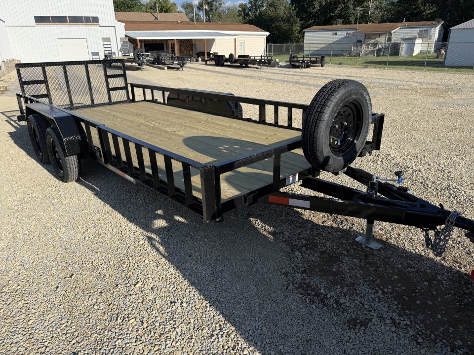 New 2027 Stag Trailers 82"x18' Tandem Axle Dovetail Utility Trailer
