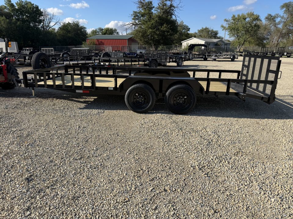 New 2027 Stag Trailers 82"x18' Tandem Axle Dovetail Utility Trailer