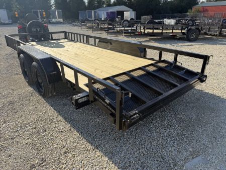 New 2027 Stag Trailers 82"x18' Tandem Axle Dovetail Utility Trailer