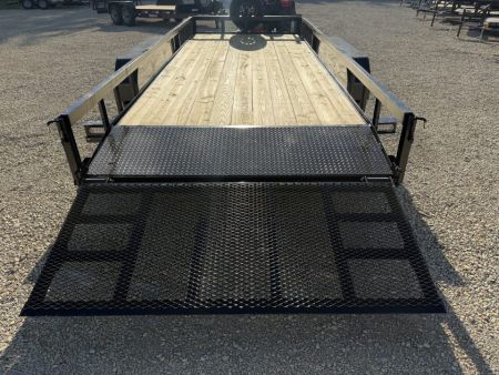 New 2027 Stag Trailers 82"x18' Tandem Axle Dovetail Utility Trailer