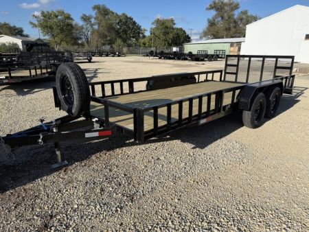 New 2027 Stag Trailers 82 x18' Tandem Axle Dovetail Utility Trailer