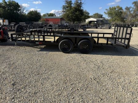 New 2027 Stag Trailers 82"x18' Tandem Axle Dovetail Utility Trailer
