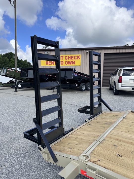 2026 7×20 Equipment Flatbed Trailer photo 2