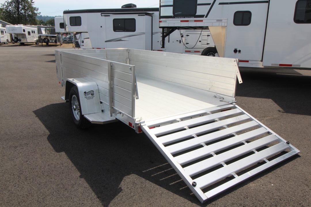 New 2027 Aluma 6310S-TG 63" x10ft Utility Trailer w/ 24" Removable Sides