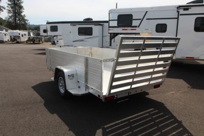 New 2027 Aluma 6310S-TG 63" x10ft Utility Trailer w/ 24" Removable Sides