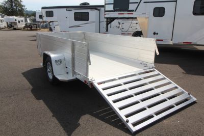 New 2027 Aluma 6310S-TG 63" x10ft Utility Trailer w/ 24" Removable Sides