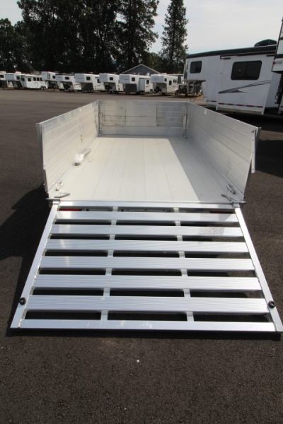 New 2027 Aluma 6310S-TG 63" x10ft Utility Trailer w/ 24" Removable Sides