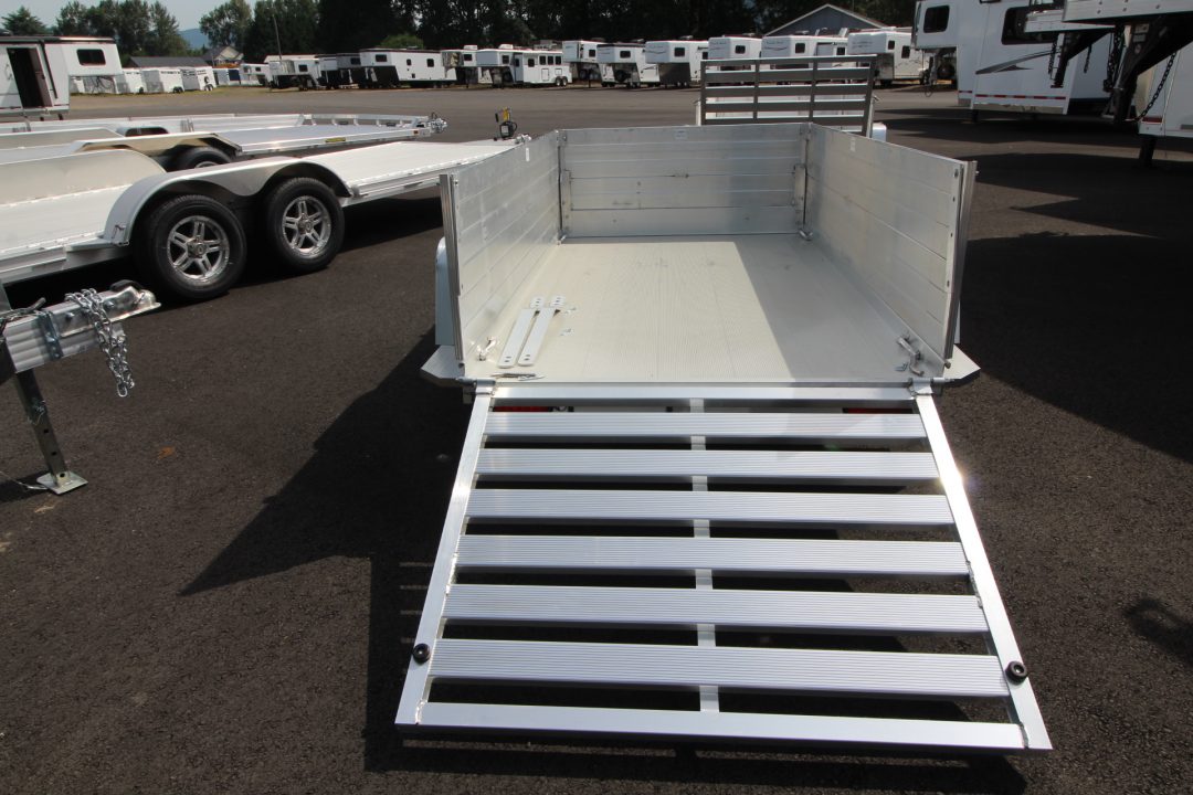 New 2027 Aluma 548S-TG 54" x 8ft Utility Trailer w/ 24" Removable Sides