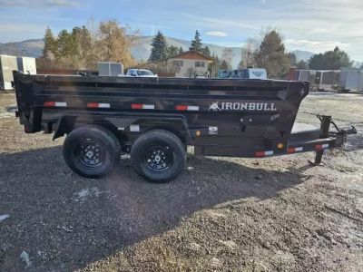 New 2026 Iron Bull 6'x12' 15k Dump Trailer