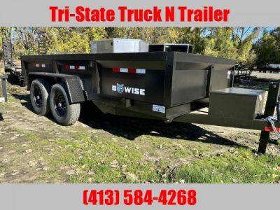 New 2026 Bwise DT 7x14 14k Dump trailer w/Ramps