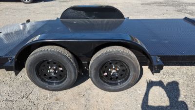New 2027 BWise 20' HD Diamond Deck Hydraulic POWER Tilt Car Hauler