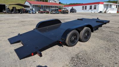 New 2027 BWise 20' HD Diamond Deck Hydraulic POWER Tilt Car Hauler