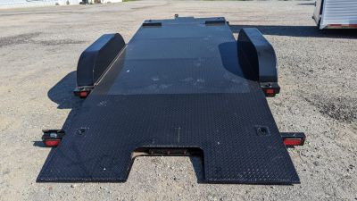 New 2027 BWise 20' HD Diamond Deck Hydraulic POWER Tilt Car Hauler