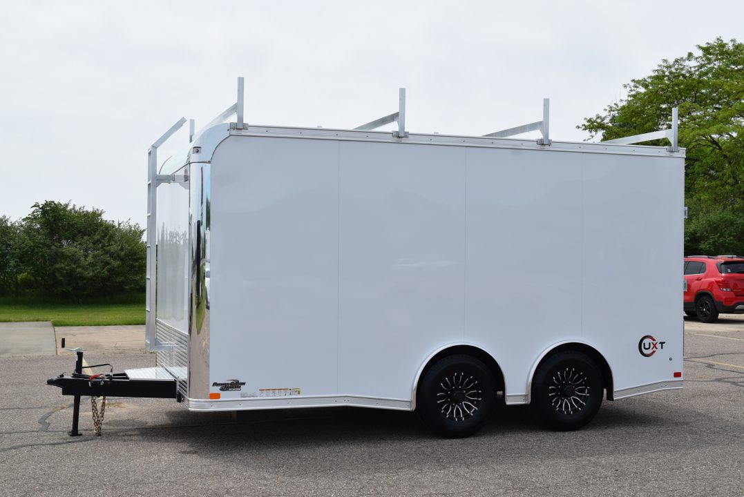 New 2026 United UXT 8.5x16 Pro Contractor w/ Ladder Racks, Tool Crib & 30A Electrical