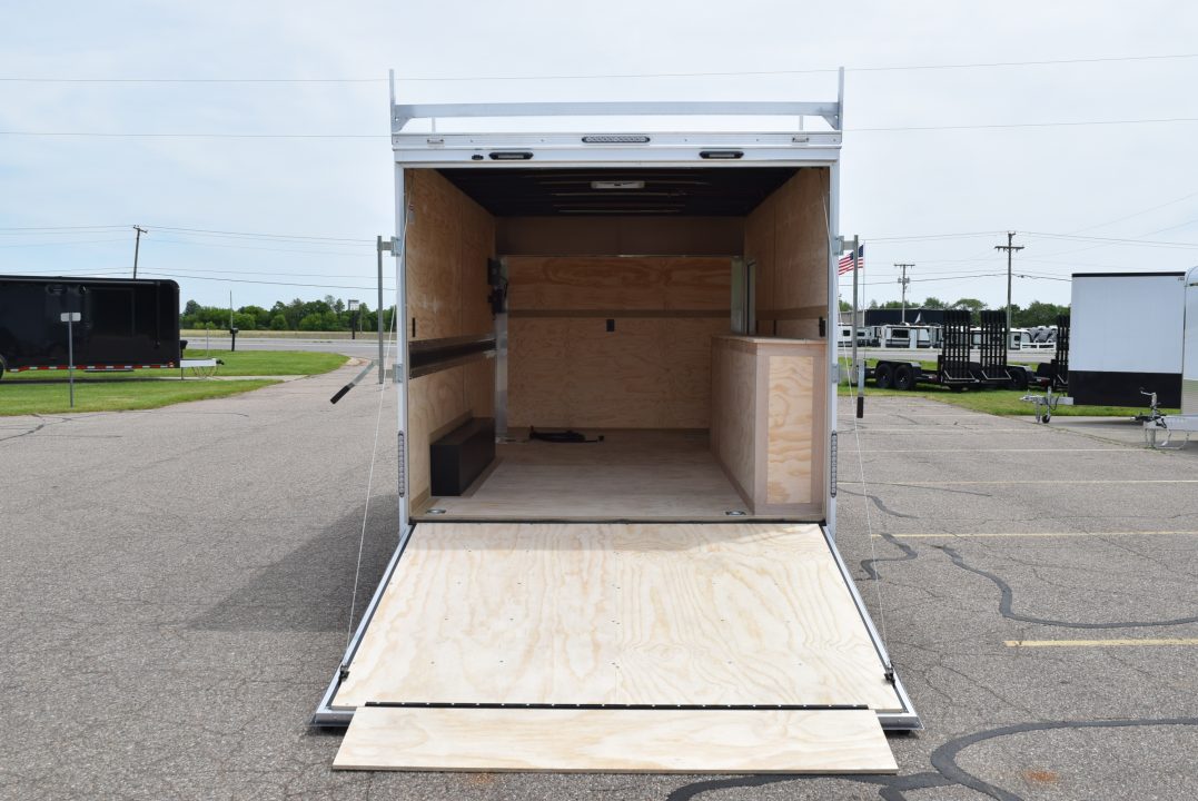 New 2026 United UXT 8.5x16 Pro Contractor w/ Ladder Racks, Tool Crib & 30A Electrical