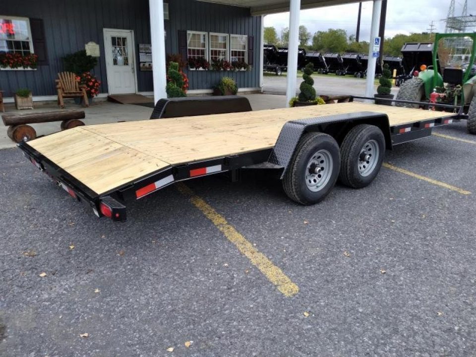 New Quality Trailers 20' General Duty Wood Deck Car Hauler / 9.9K GVWR