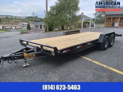 New Quality Trailers 20' General Duty Wood Deck Car Hauler / 9.9K GVWR