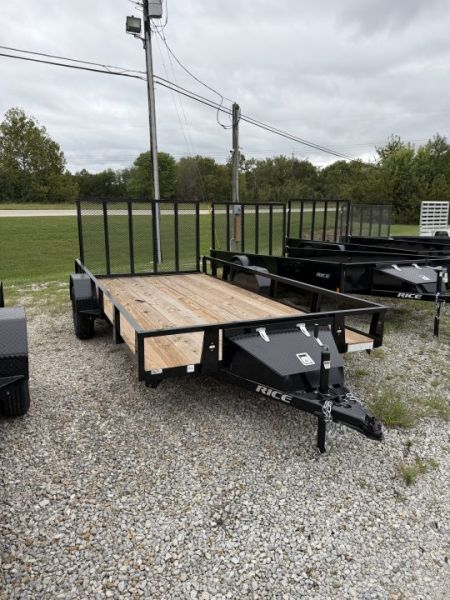 New 2026 Rice Trailers RS8214 Utility Trailer