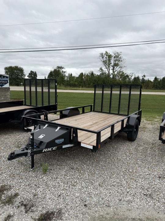 New 2026 Rice Trailers RS8212 Utility Trailer