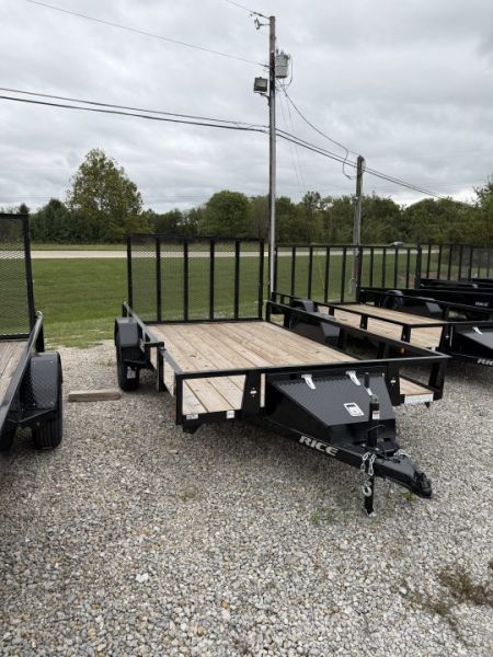 New 2026 Rice Trailers RS8212 Utility Trailer