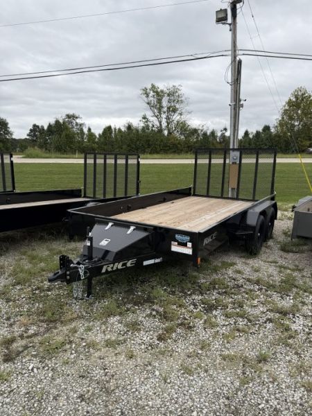 New 2026 Rice Trailers TST8214 Utility Trailer