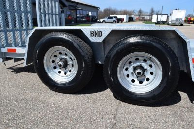 New BND 6x12 GALVANIZED SCISSOR LIFT TRAILER w/ 5200LB AXLES