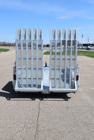 New BND 6x12 GALVANIZED SCISSOR LIFT TRAILER w/ 5200LB AXLES