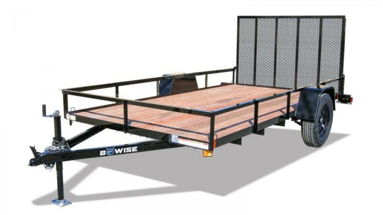 New 2026 BWISE UTE3 60x8 3K Single Axle Utility Trailer