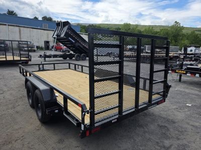 New 2026 Cam Superline 7X16 7K - TUBE TOP Utility Trailer