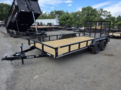 New 2026 Cam Superline 7X16 7K - TUBE TOP Utility Trailer