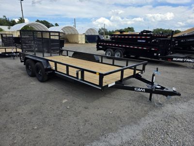New 2026 Cam Superline 7X16 7K - TUBE TOP Utility Trailer