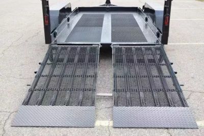New BND 6x12 SCISSOR LIFT TRAILER w/ 5200LB AXLES