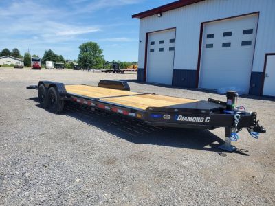 New 2026 Diamond C Trailers HDT207 Equipment Split Tilt Trailer / 15,500 GVWR / 82 x22'