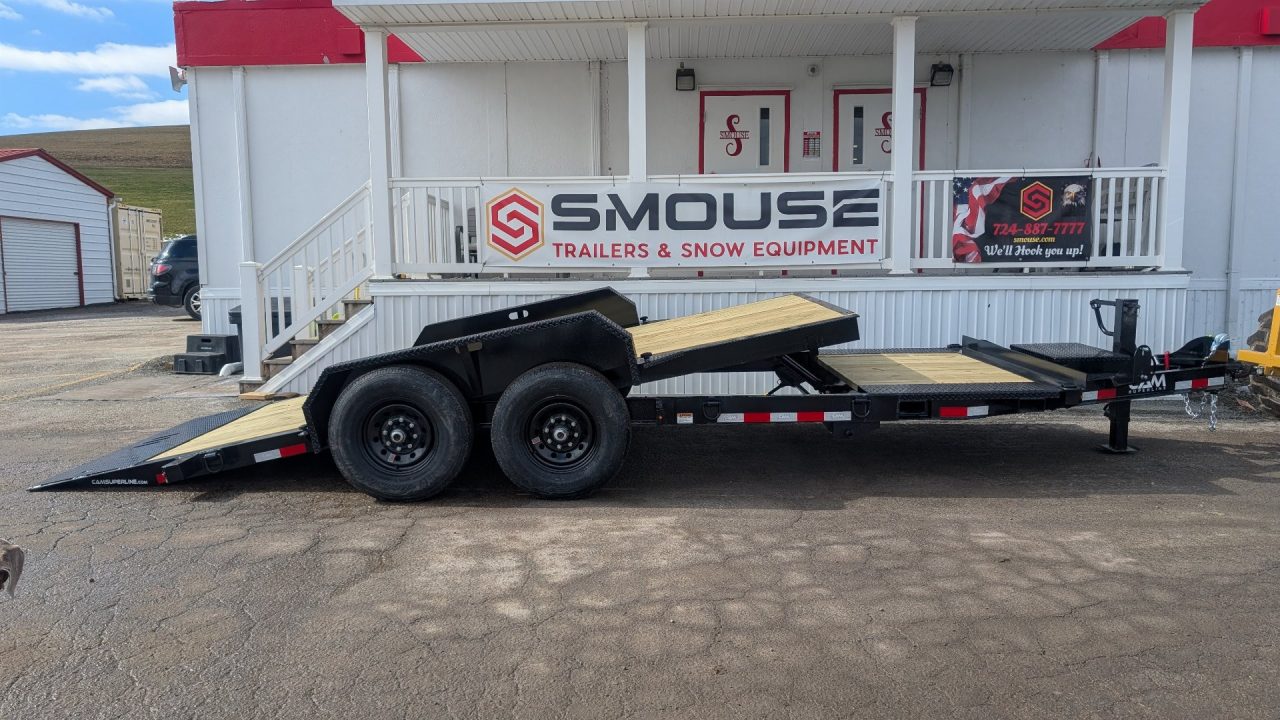 New 2026 CAM Superline 19' (4+15) Lo Pro Extra Wide Split Tilt Trailer (7K Axles!!!)