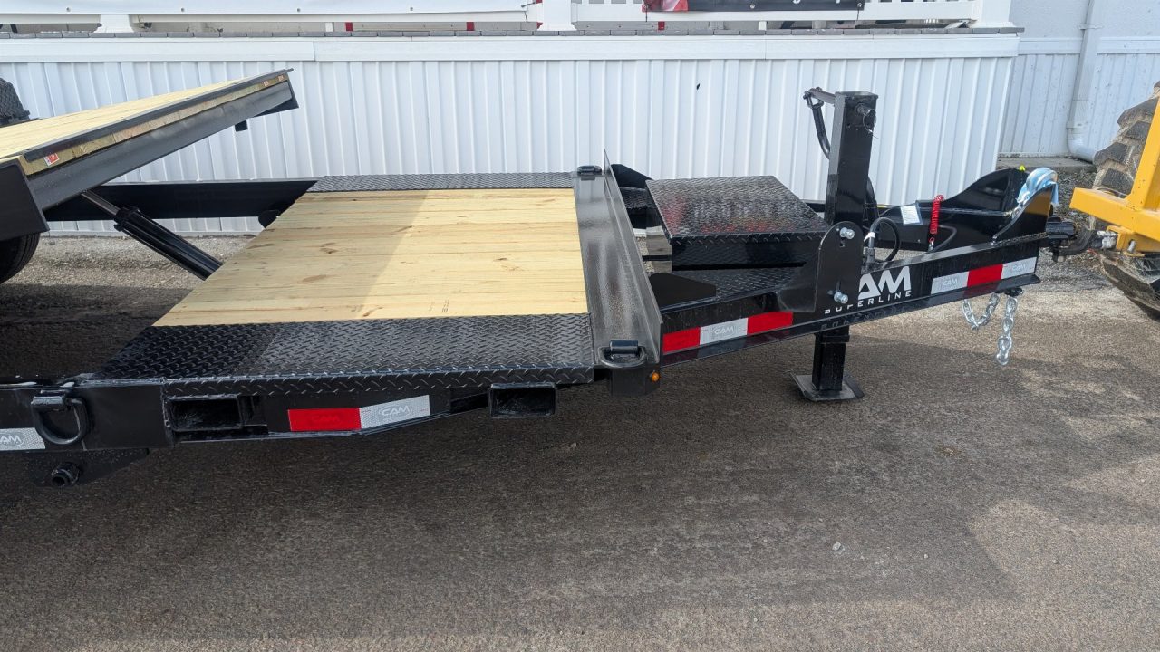 New 2026 CAM Superline 19' (4+15) Lo Pro Extra Wide Split Tilt Trailer (7K Axles!!!)