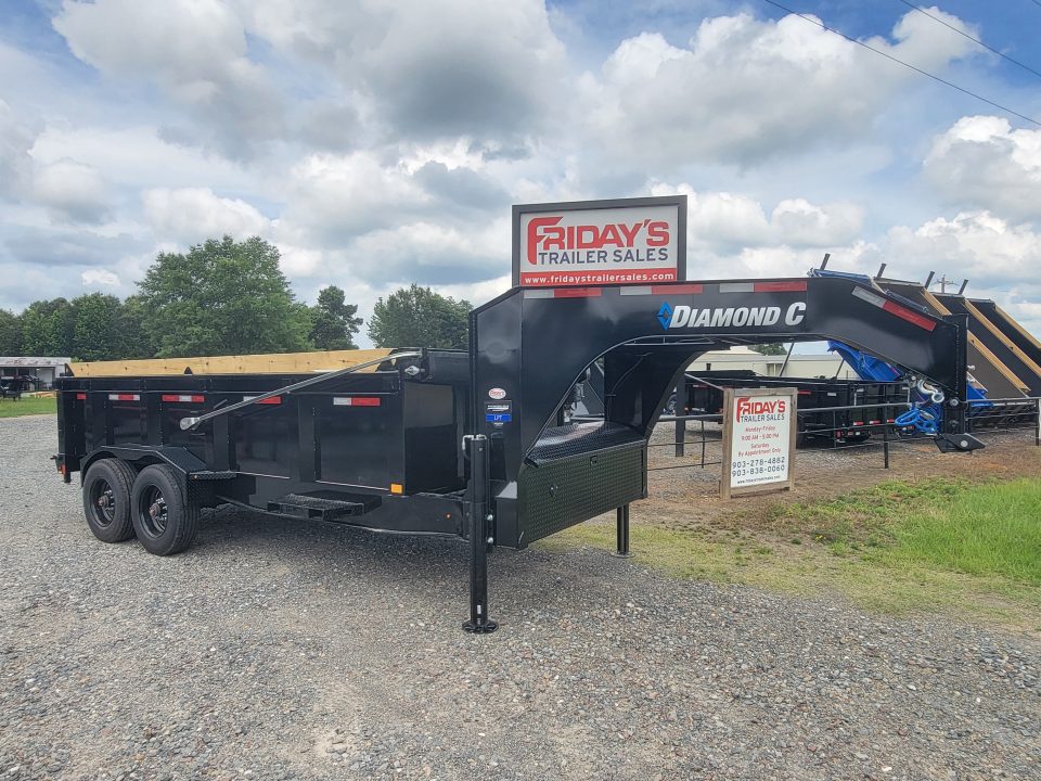 New 2026 Diamond C Trailers LPT210 16' LPT210 16' x 82" 10K Axle Gooseneck Dump Trailer