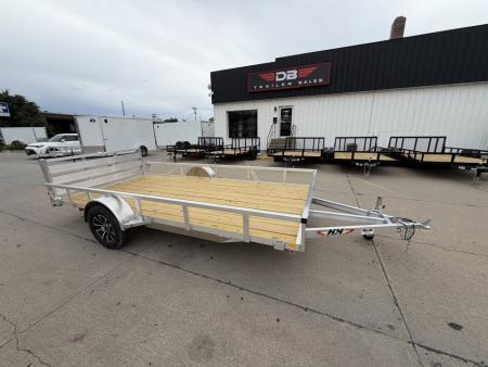New 2027 H&H Trailers 82X14 RAIL SIDE Utility Trailer