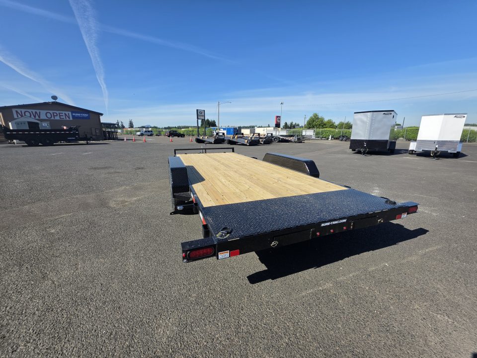 New 2026 Sure-Trac 7x18 Flatbed Car Hauler 7K GVWR