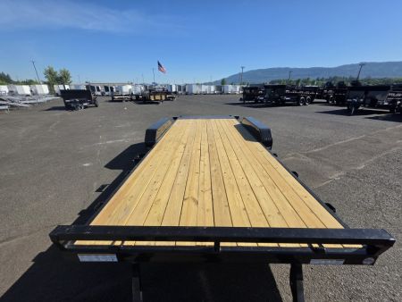 New 2026 Sure-Trac 7x18 Flatbed Car Hauler 7K GVWR