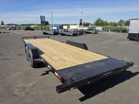 New 2026 Sure Trac 7x22 Flatbed Car Hauler 10K GVWR